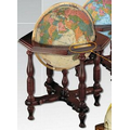 Illuminated Statesman 20" Antique Ocean Heirloom Globe w/ Brass Meridian